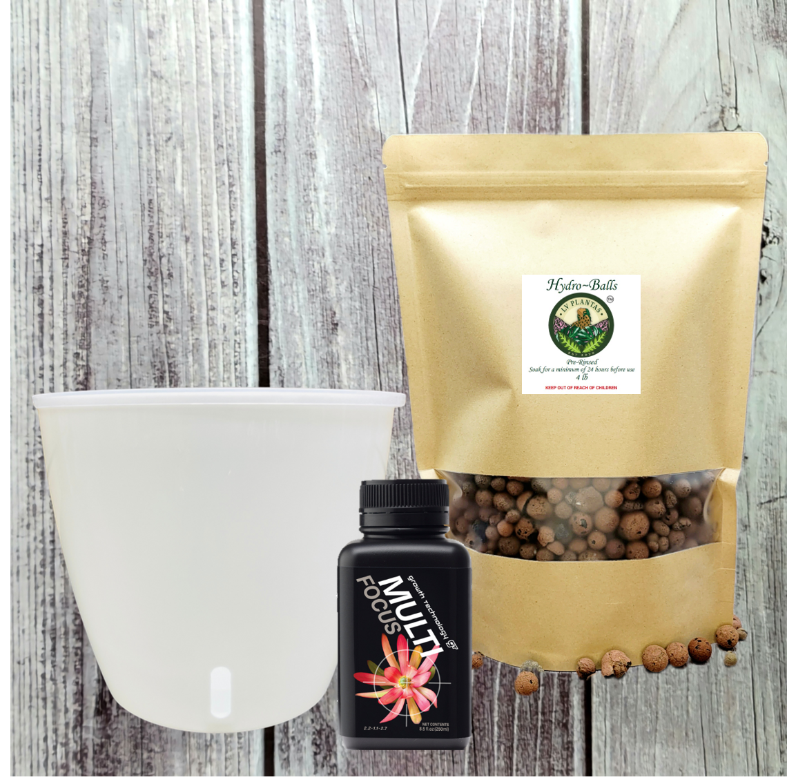 7 Inch Pot Kits Semi-Hydro