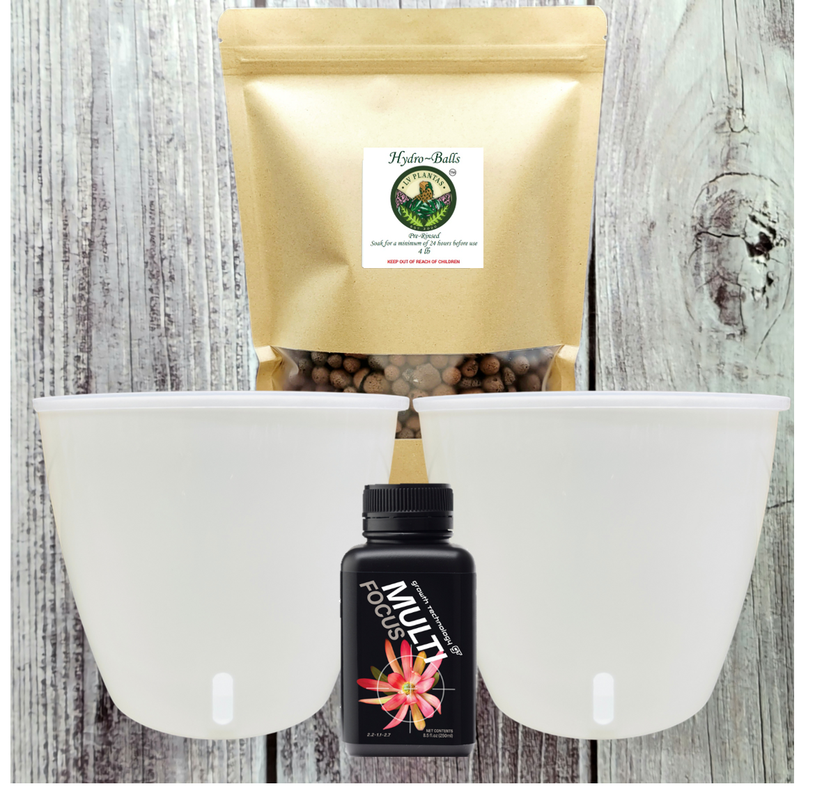 7 Inch Pot Kits Semi-Hydro