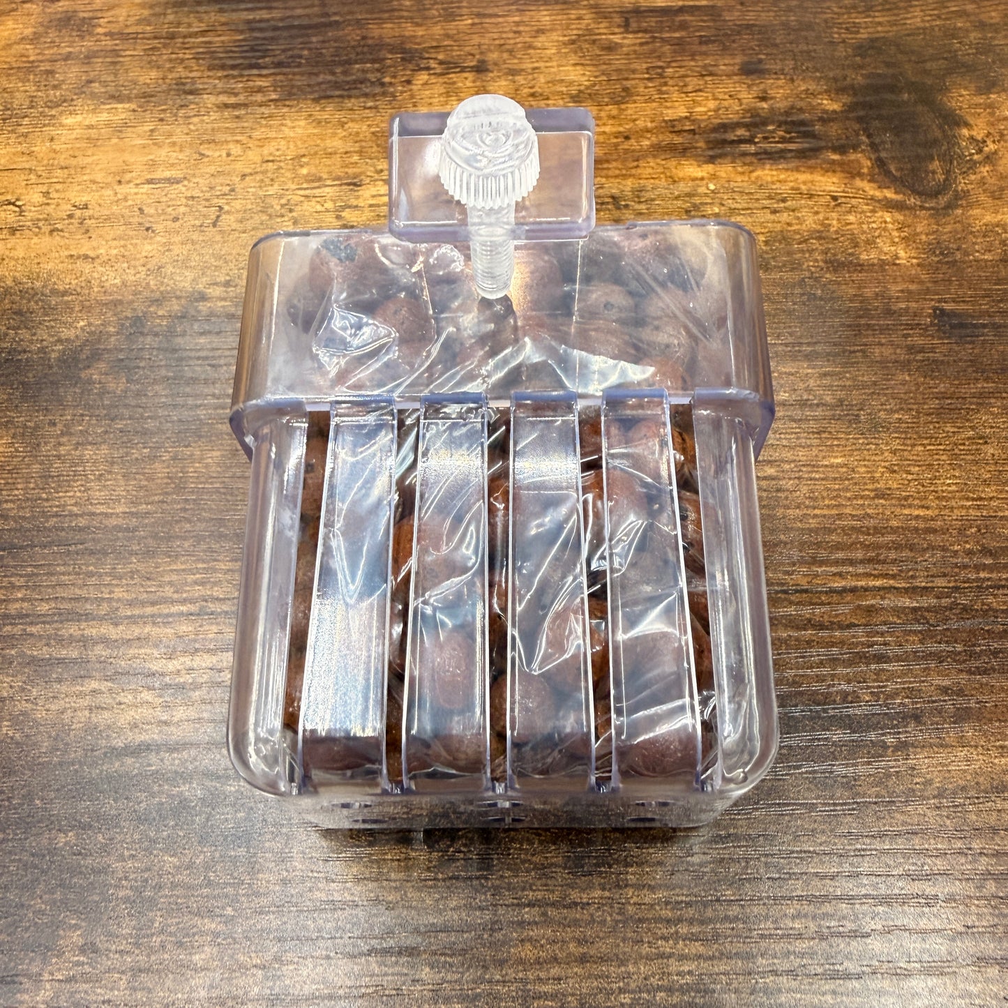 Aquarium Plant Holder Basket Clear with LECA