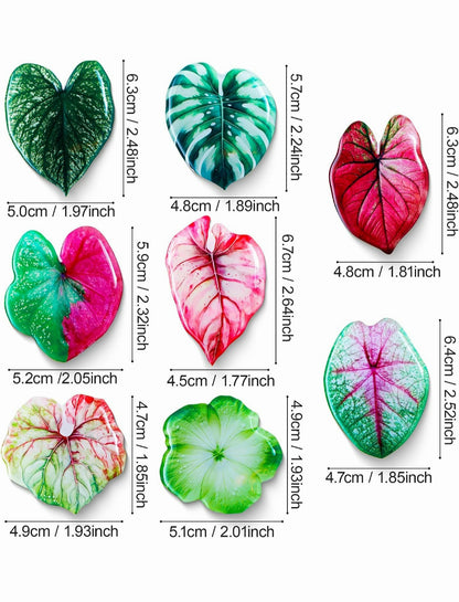 Realistic Leaf Shaped Magnets