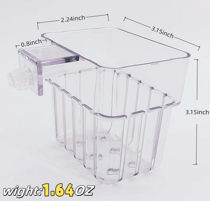 Aquarium Plant Holder Basket Clear with LECA