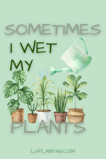 Keychain Sometimes I Wet My Plants