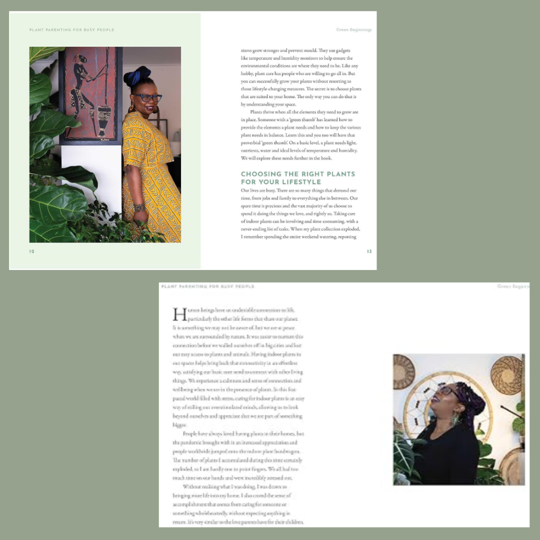 Plant Parenting for Busy People by Dr. Nora Mutalima